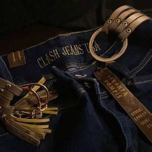 A new pair of Clash jeans
